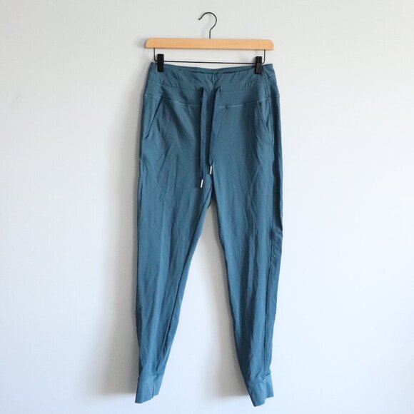 Halara Women's Sz M Blue Softlyzero High Waist Stretch Activewear Slim Joggers - Picture 1 of 11